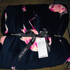 Vera Bradley blanket flamingo fiesta